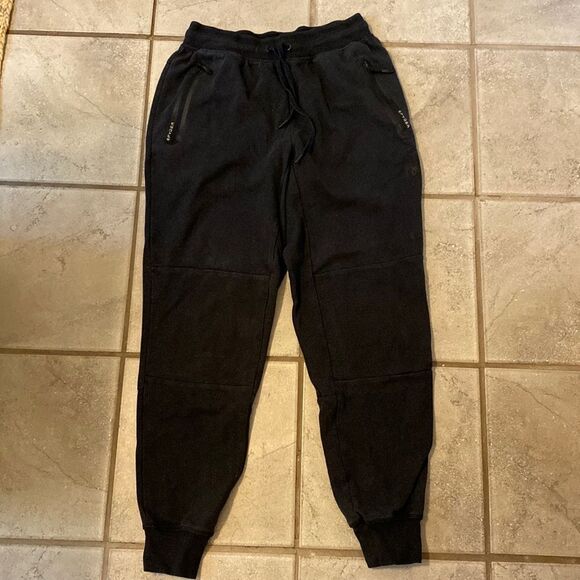 Spyder Active Medium Jogger Sweatpants Elastic Waist Drawstring Zip Pickets - Picture 1 of 5